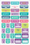 Essentials Bible Weekly Planner Stickers by , 9781441329974