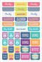 Essentials Bible Weekly Planner Stickers by , 9781441329974