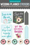 Essentials Wedding Planner Stickers by , 9781441330772