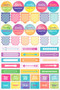 Essentials Student Planner Stickers (set of 575 stickers) by , 9781441327710