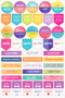 Essentials Student Planner Stickers (set of 575 stickers) by , 9781441327710