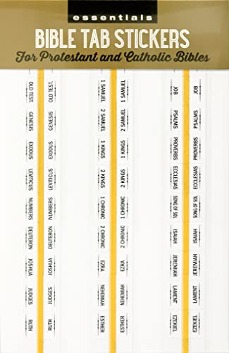BIBLE TABS GOLD by , 9781441331847