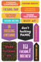 Essentials F*cking Brilliant Planner Stickers by , 9781441334084