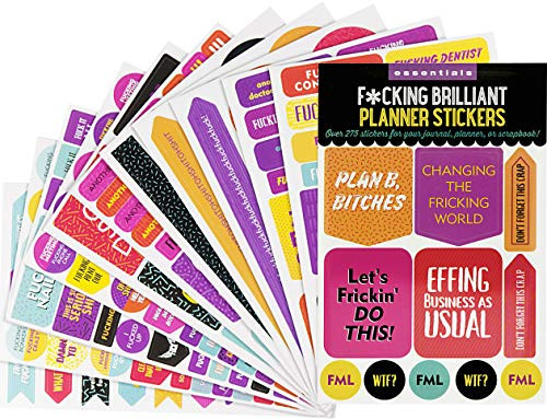 PLANNER STICKERS F*CKING BRILLIANT by , 9781441334084