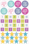 Essentials Weekly Planner Stickers (set of 575 stickers) by , 9781441324092