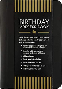 ADDRESS BK BIRTHDAY by , 9781441334428