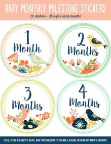 Birds Baby's Monthly Milestone Stickers by , 9781441321398
