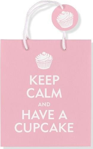 DLX GIFT BAG KEEP CALM/CUPCAKE by , 9781441302885