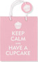 DLX GIFT BAG KEEP CALM/CUPCAKE by , 9781441302885