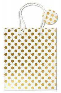 Gold Dots Gift Bag by , 9781441323866