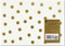 Gold Dots Leather Guest Book by , 9781441323361