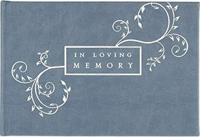 GUEST BOOK IN LOVING MEMORY BLUE by , 9781441326447