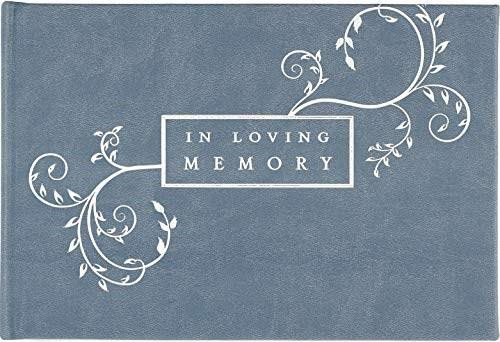 GUEST BOOK IN LOVING MEMORY BLUE by , 9781441326447