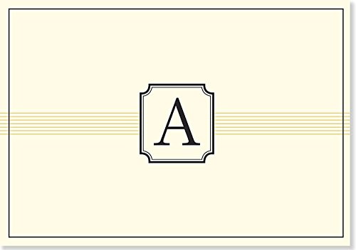 NOTE CARD: A MONOGRAM by , 9781441316370