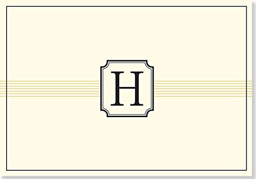 NOTE CARD: H MONOGRAM by , 9781441316448
