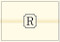 NOTE CARD: R MONOGRAM by , 9781441316530