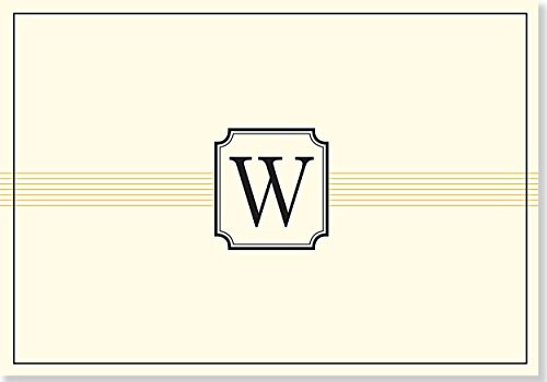NOTE CARD: W MONOGRAM by , 9781441316578