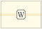 NOTE CARD: W MONOGRAM by , 9781441316578