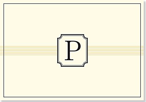 NOTE CARD: P MONOGRAM by , 9781441316523