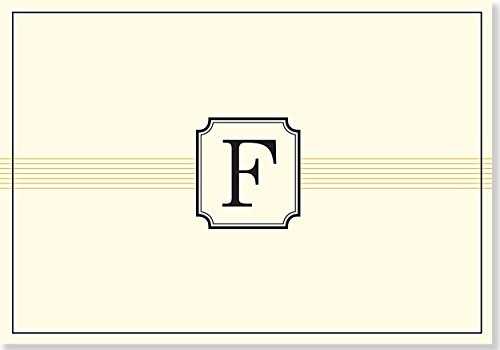 NOTE CARD: F MONOGRAM by , 9781441316424