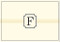 NOTE CARD: F MONOGRAM by , 9781441316424