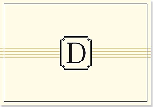 NOTE CARD: D MONOGRAM by , 9781441316400