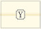 NOTE CARD: Y MONOGRAM by , 9781441316585