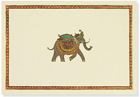 NOTE CARD ELEPHANT FESTIVAL by , 9781441324054