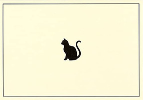 NOTE CARD BLACK CAT by , 9781441328076