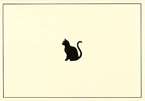 NOTE CARD BLACK CAT by , 9781441328076