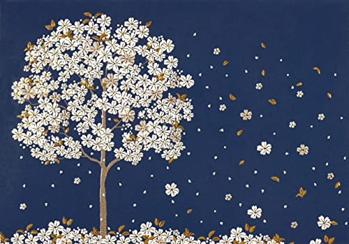 NOTE CARD FALLING BLOSSOMS by , 9781441334817
