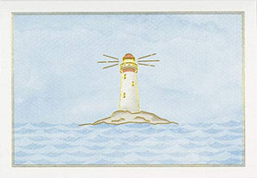 NOTE CARD LIGHTHOUSE by , 9781441326003