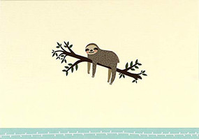 NOTE CARD SLOTH by , 9781441328083