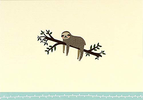 NOTE CARD SLOTH by , 9781441328083