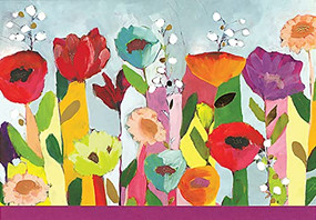 NOTE CARD BRILLIANT FLORAL by , 9781441326591