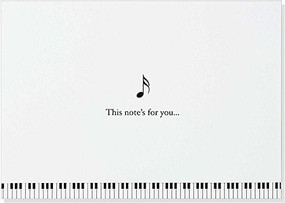 NOTE CARD MUSIC by , 9781441313867