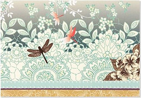 NOTE CARD DRAGONFLY by , 9781441308092