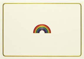 NOTE CARD RAINBOW by , 9781441331670