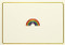 NOTE CARD RAINBOW by , 9781441331670