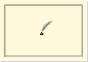 NOTE CARD QUILL PEN & INK by , 9781441308085