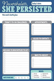NOTE PAD NEVERTHELESS, SHE PERSIST by , 9781441325600