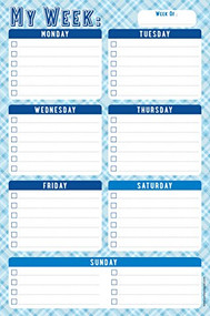 NOTE PAD MY WEEK by , 9781441327697