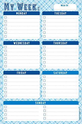 NOTE PAD MY WEEK by , 9781441327697