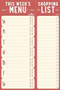 NOTE PAD THIS WEEK'S MENU by , 9781441321350