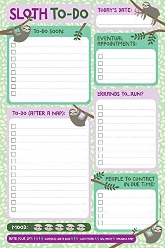 NOTE PAD SLOTH by , 9781441322685