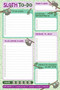 NOTE PAD SLOTH by , 9781441322685