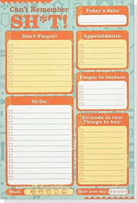 NOTE PAD CAN'T REMEMBER SH*T by , 9781441319630