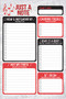 NOTE PAD JUST A NOTE by , 9781441332851