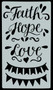 Essentials Faith Stencil Set (350 designs) by , 9781441329523