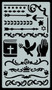 Essentials Faith Stencil Set (350 designs) by , 9781441329523